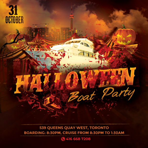 Halloween Boat Party Toronto - Saturday, October 31, 2026