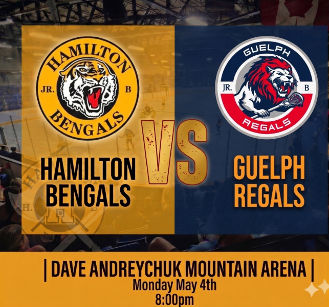 Hamilton Bengals vs. Guelph Regals- Junior B 