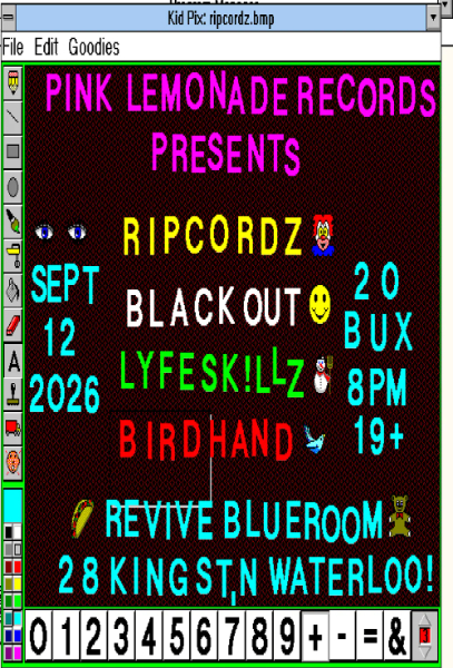 Ripcordz Live at Revive (Blue Room)