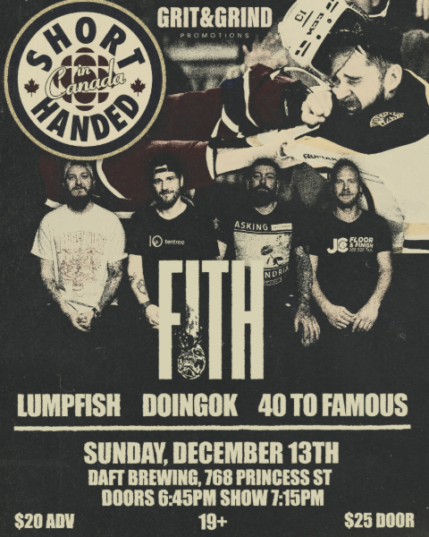 Short Handed, Fith & more @ Daft Brewing/Kingston,Ontario 