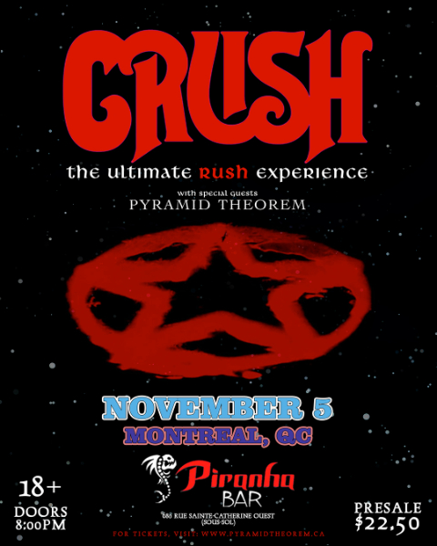 CRUSH: The Ultimate Rush Experience wsg/ PYRAMID THEOREM